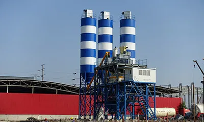 Бетонный завод HZN180 для завода по производству трубных свай